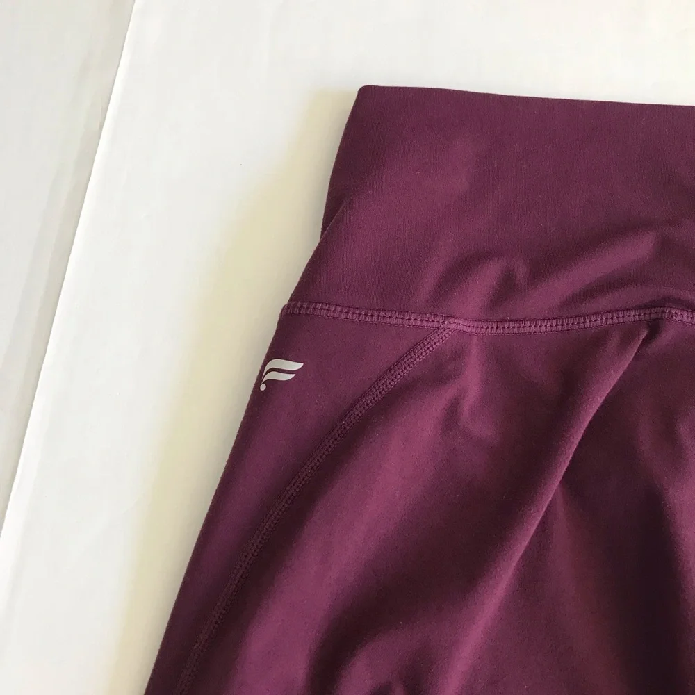 Fabletic purple leggings with cinch length, M - Picture 2 of 9